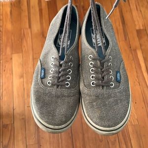 Grey vans shoes size 7
